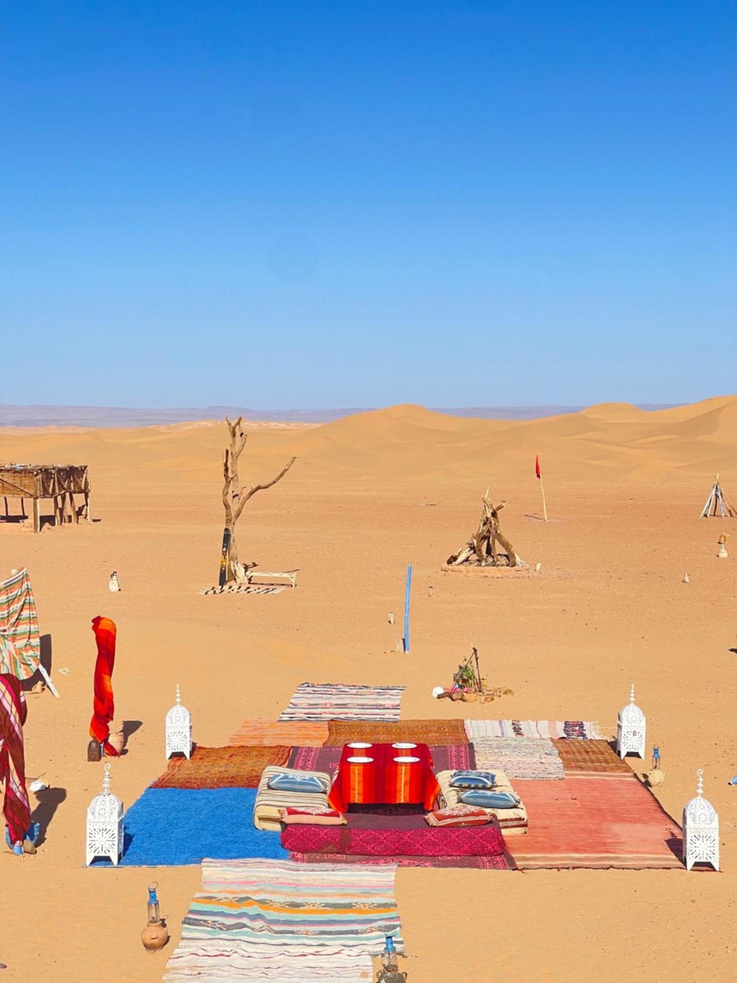 Mhamid Sahara Camp Activities - Le Chant Du Sable M'Hamid Exteriör bild
