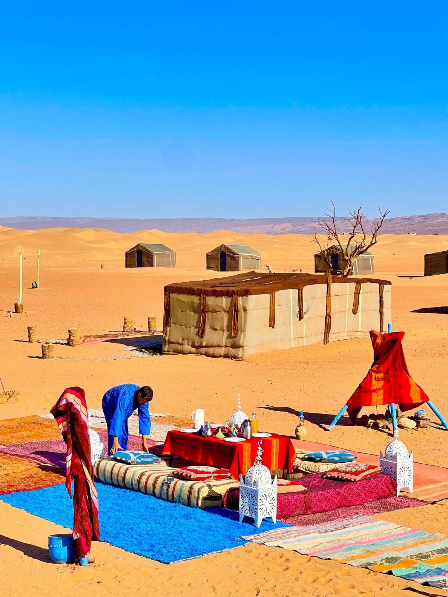 Mhamid Sahara Camp Activities - Le Chant Du Sable M'Hamid Exteriör bild