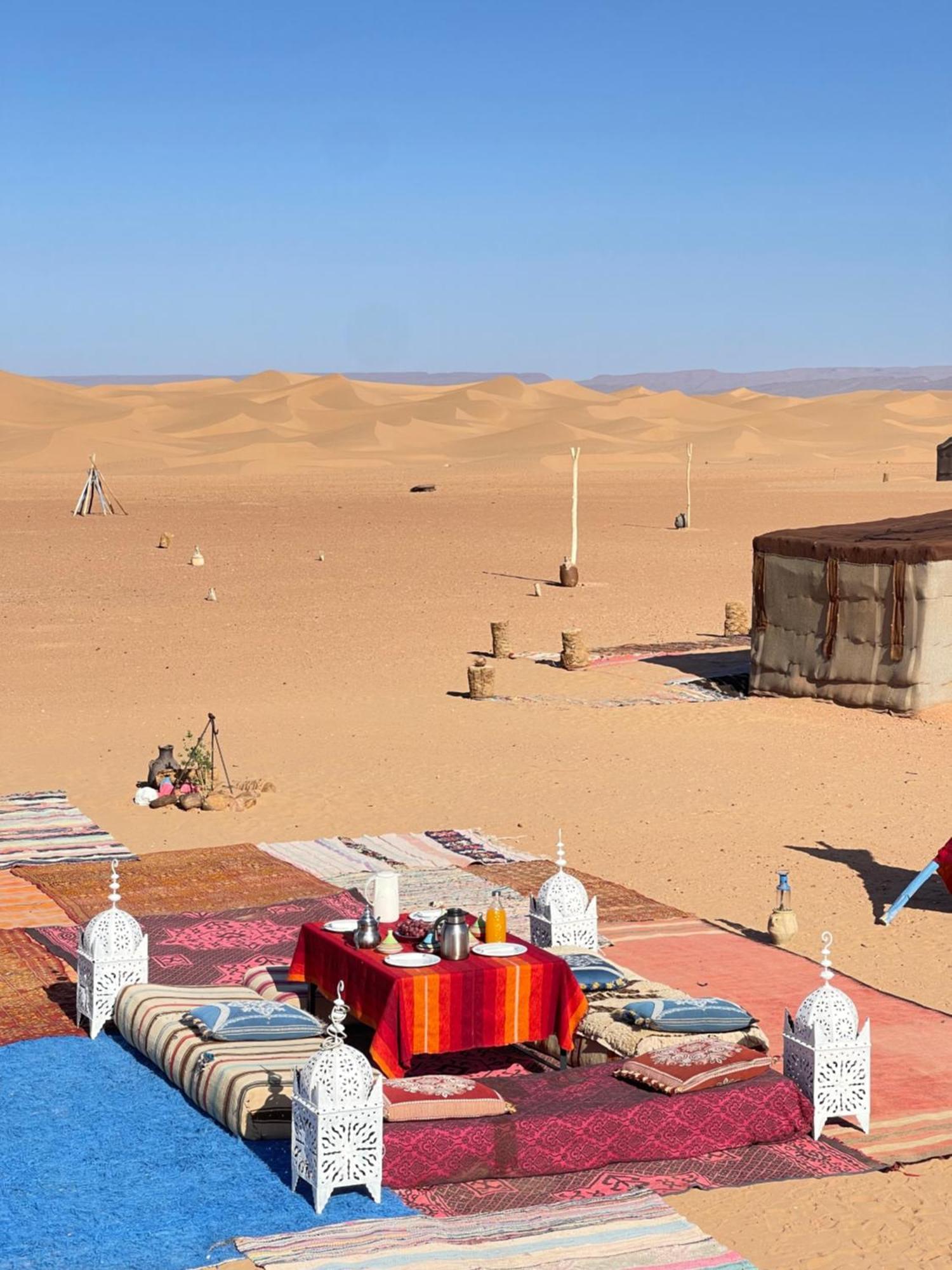 Mhamid Sahara Camp Activities - Le Chant Du Sable M'Hamid Exteriör bild