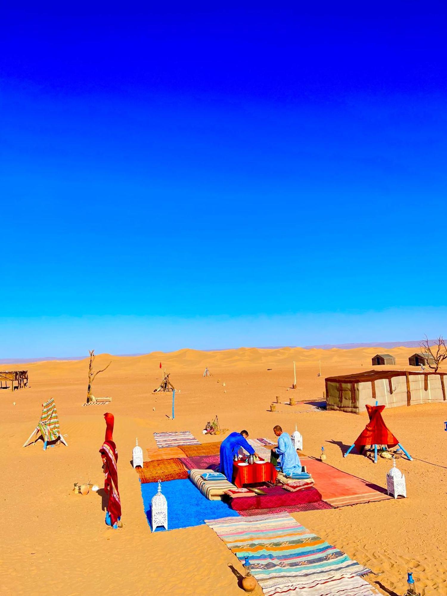 Mhamid Sahara Camp Activities - Le Chant Du Sable M'Hamid Exteriör bild