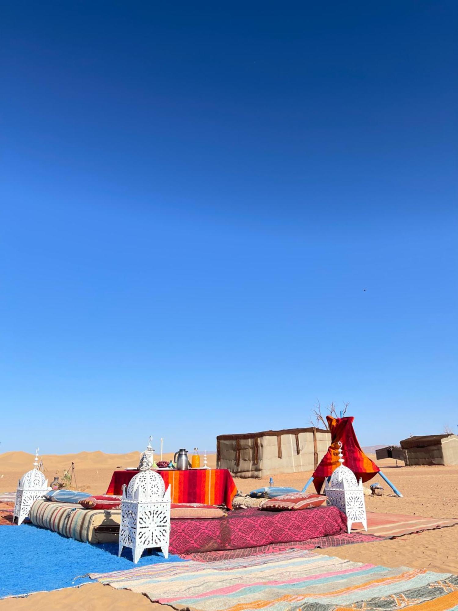 Mhamid Sahara Camp Activities - Le Chant Du Sable M'Hamid Exteriör bild