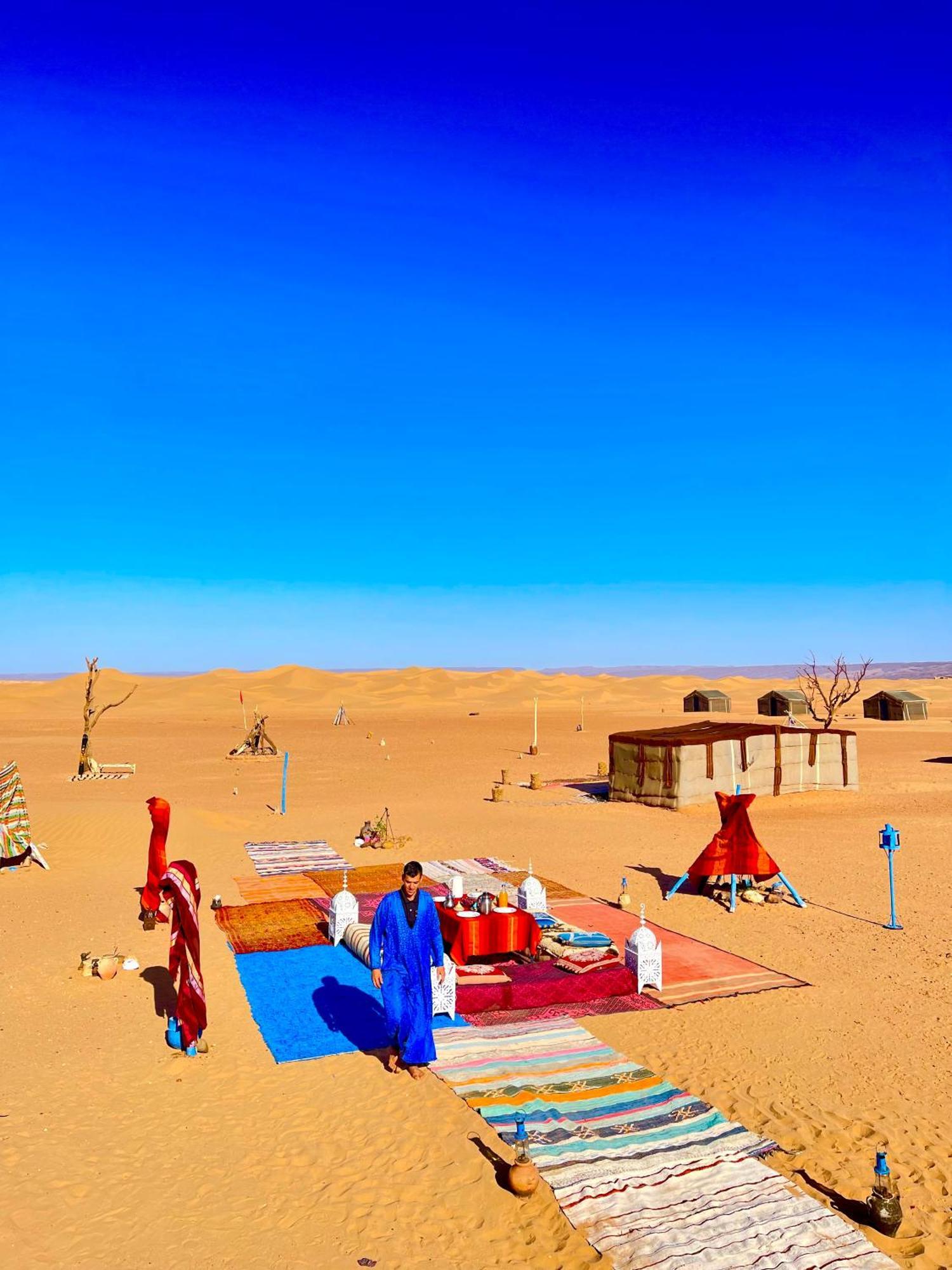 Mhamid Sahara Camp Activities - Le Chant Du Sable M'Hamid Exteriör bild