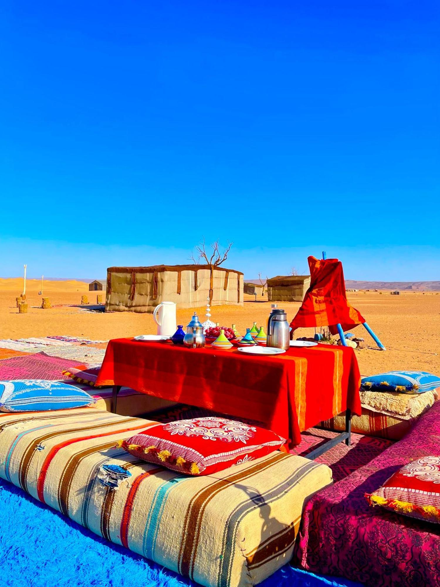 Mhamid Sahara Camp Activities - Le Chant Du Sable M'Hamid Exteriör bild