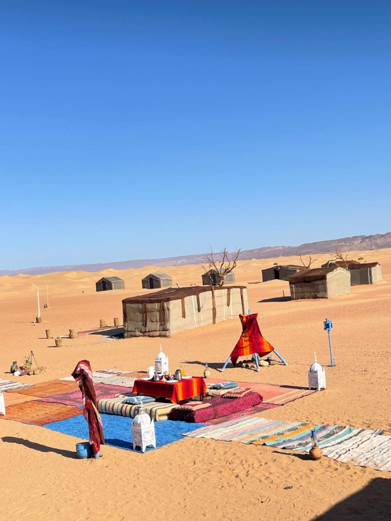 Mhamid Sahara Camp Activities - Le Chant Du Sable M'Hamid Exteriör bild