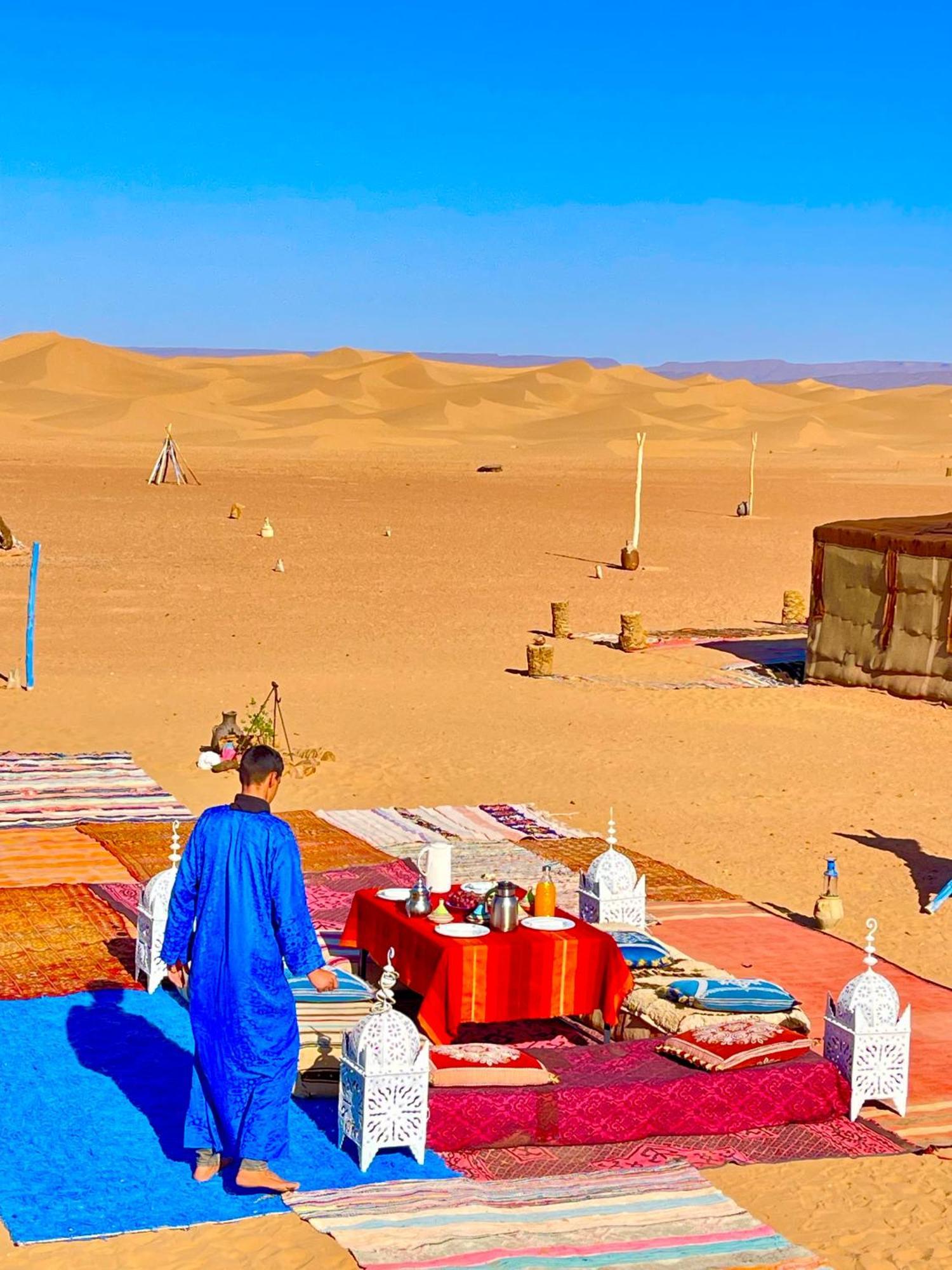 Mhamid Sahara Camp Activities - Le Chant Du Sable M'Hamid Exteriör bild